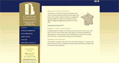 Desktop Screenshot of chateauhordosse.com